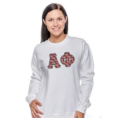 Sorority Mascot Pattern Printed Crewneck - Gildan 18000 - SUB