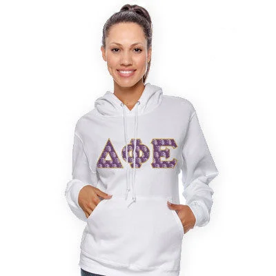 Sorority Mascot Pattern Printed Hoodie - Gildan 18500 - SUB