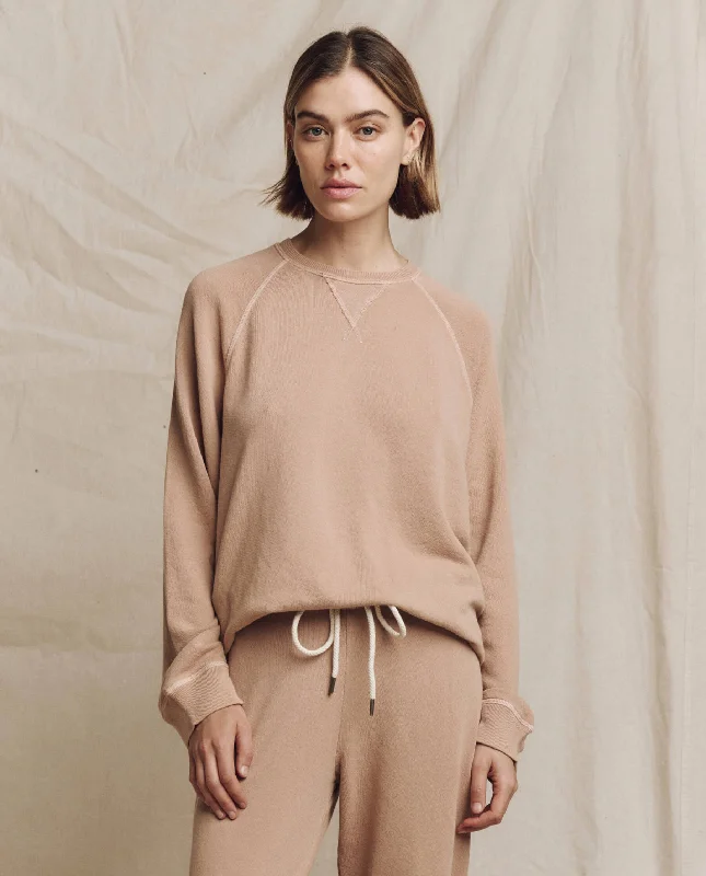 The Slouch Sweatshirt. Solid -- Biscotti