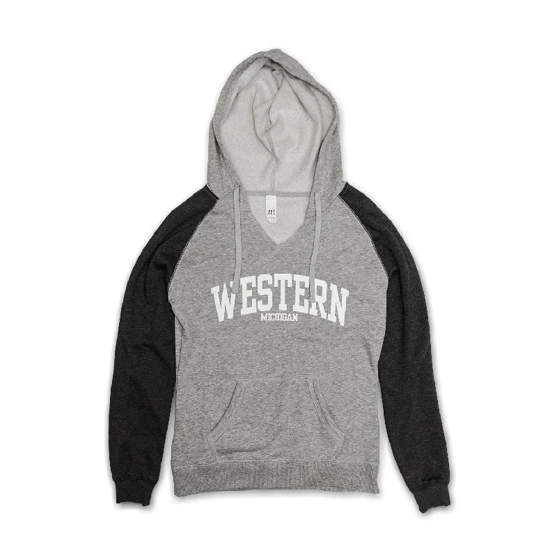 Ladies' Western Michigan Collegiate Raglan Hoodie