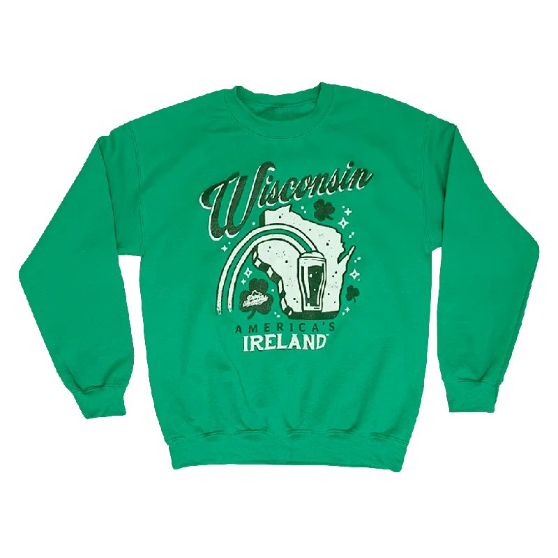 "Wisconsin America's Ireland" Crewneck