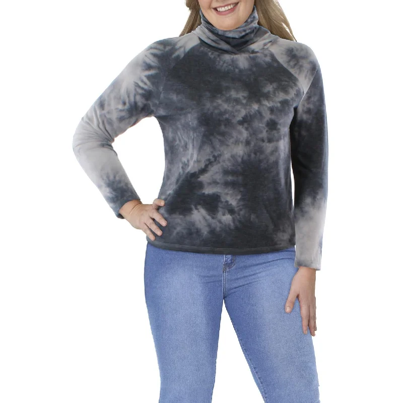 Coin 1804 Womens Tie-Dye Hoodie Pullover Top