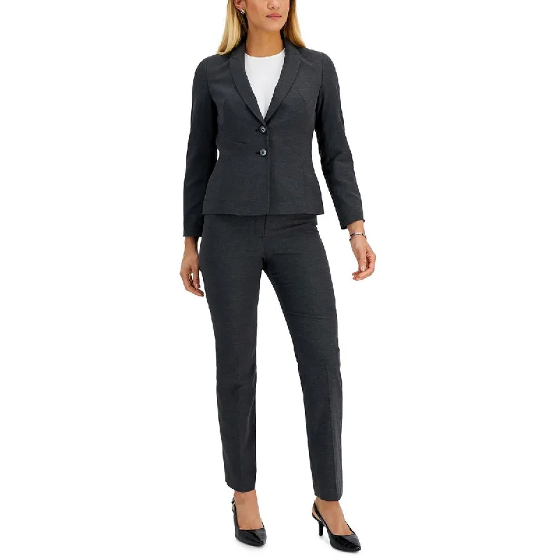 Le Suit Womens Office Business Two-Button Blazer