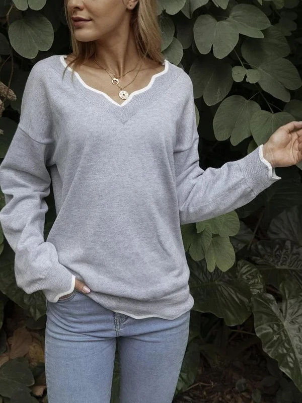 Loose Fit Women Pullover Sweaters