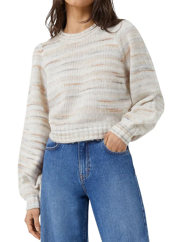 Marley Womens Knit Striped Pullover Sweater