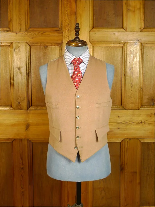 140824/06 genuine 1940s 1950s vintage british doeskin wool country waistcoat 40