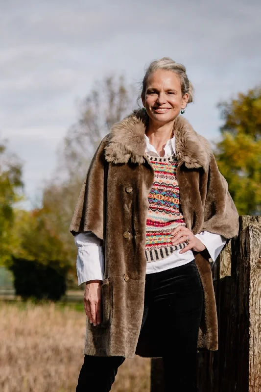 Cara Shearling Coat