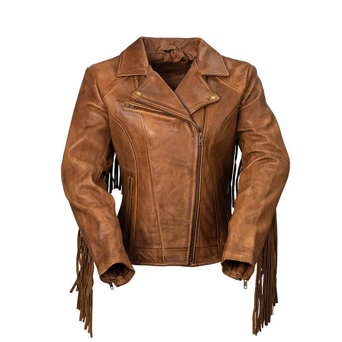 Daisy - Women's Fashion Leather Jacket (Whiskey)