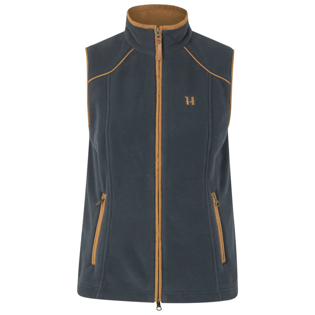 Harkila Sandhem 200 Lady Fleece Waistcoat - Dark Navy Melange