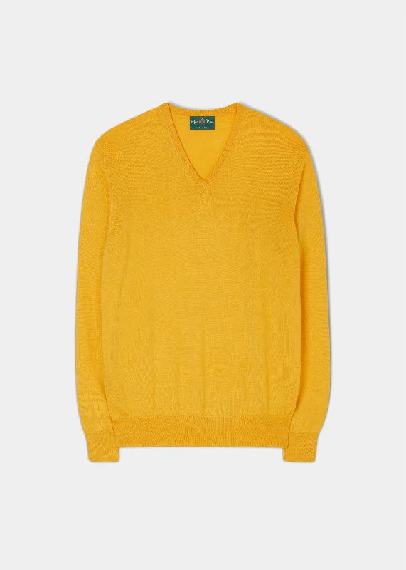 Millbreck Merino Wool Jumper in Sunrise - Regular Fit