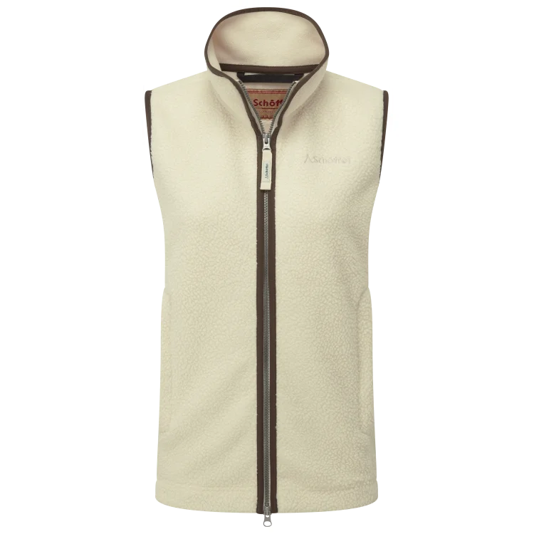 Schoffel Ladies Lyndon Retro Gilet - Ecru