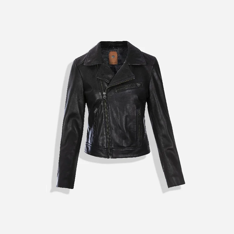 Sophia Biker Jacket, Black