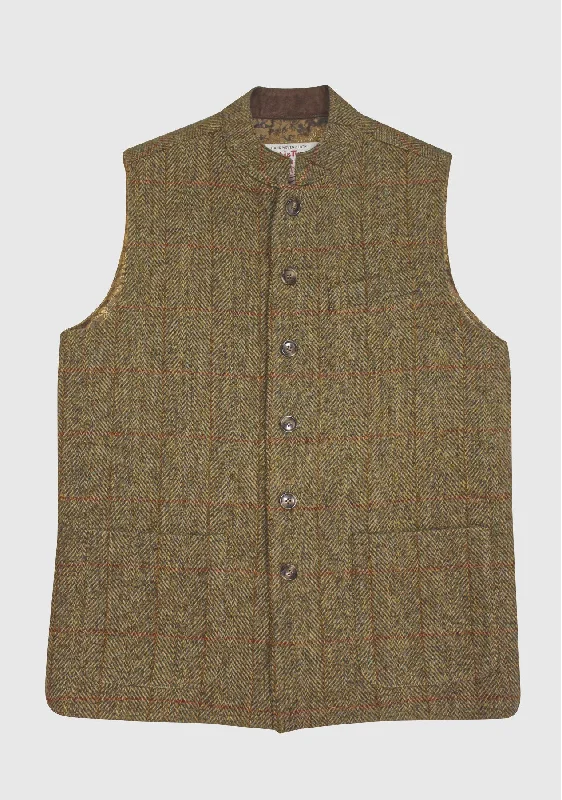 William Nehru Waistcoat - Mustard