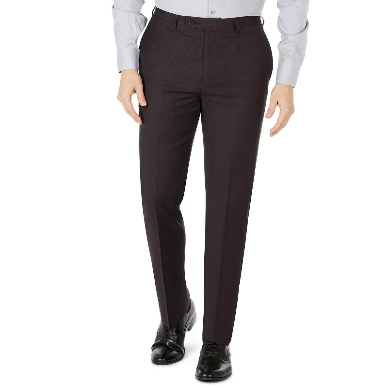 Calvin Klein Mens Jayden Wool Blend Skinny Fit Suit Pants