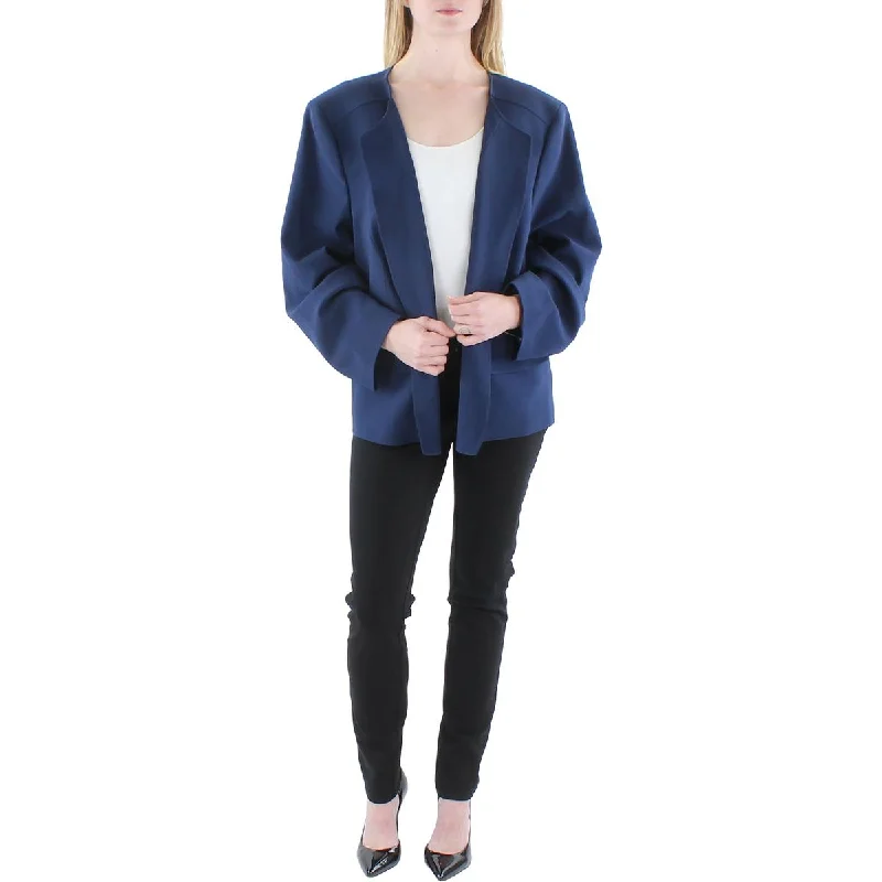 Le Suit Womens Plus Suit Separate Office Open-Front Blazer