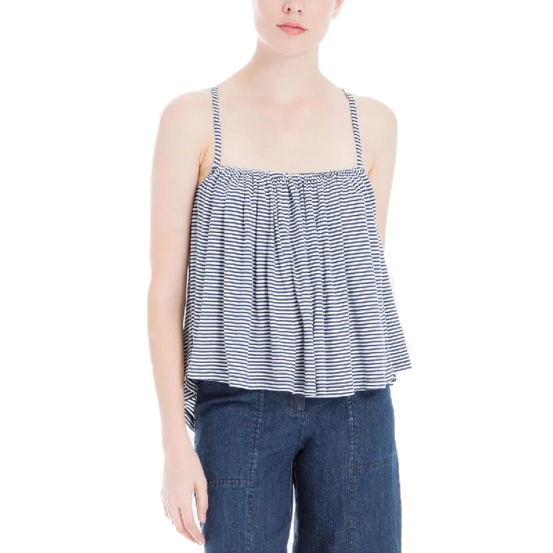 Max Studio London Womens Striped Racerback Cami