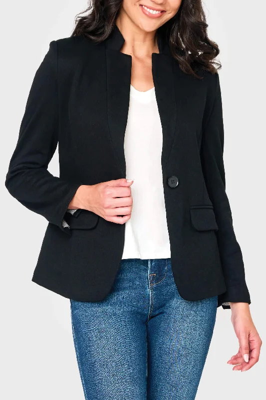 Notch Collar Blazer