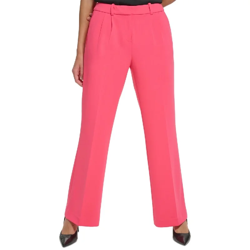 Calvin Klein Womens Petites Crepe Dress Pants