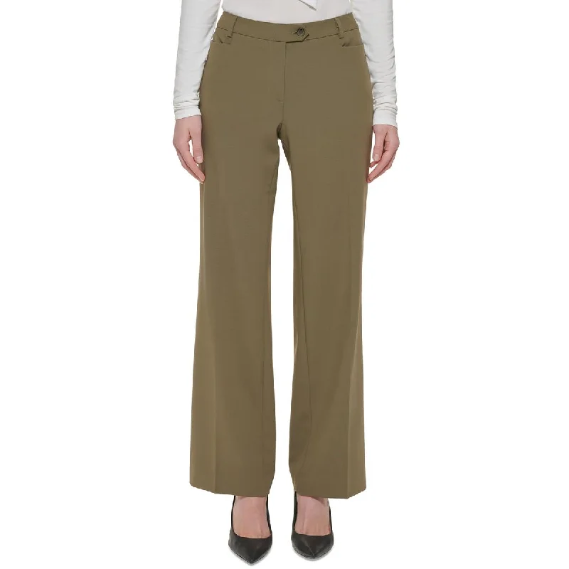 Calvin Klein Womens Solid  Dress Pants