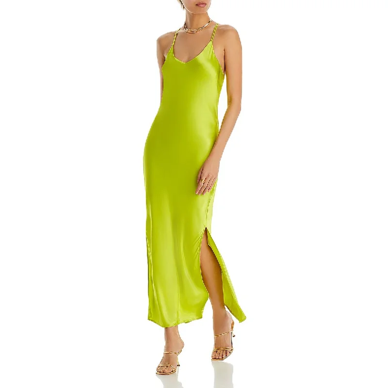 Essentiel Antwerp Womens Satin Slip Dress