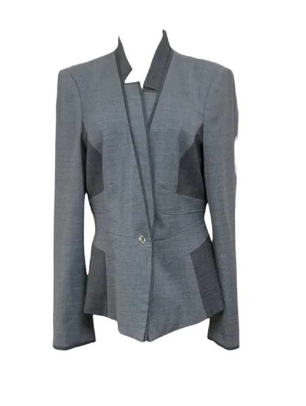 White House Black Market Women's Blazer Gray Multi 12