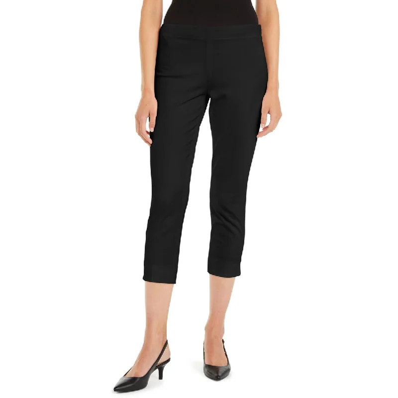 Elie Tahari Womens Juliette Capri Flat Front Dress Pants