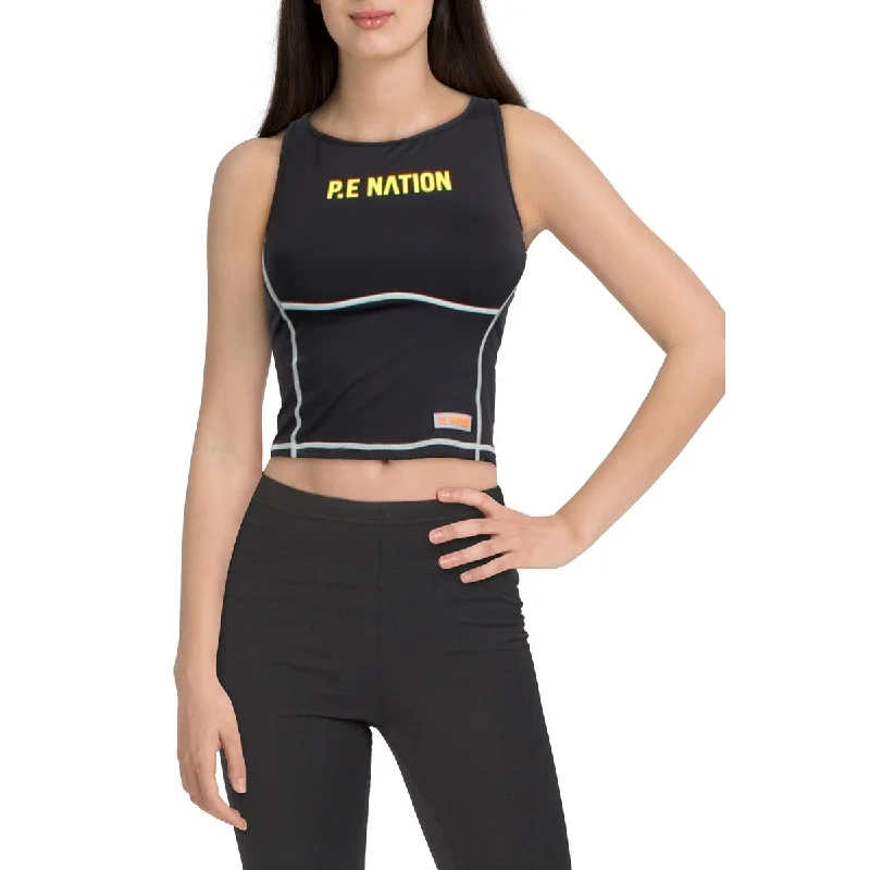 P.E Nation Womens Criss-Cross Back Fitness Tank Top