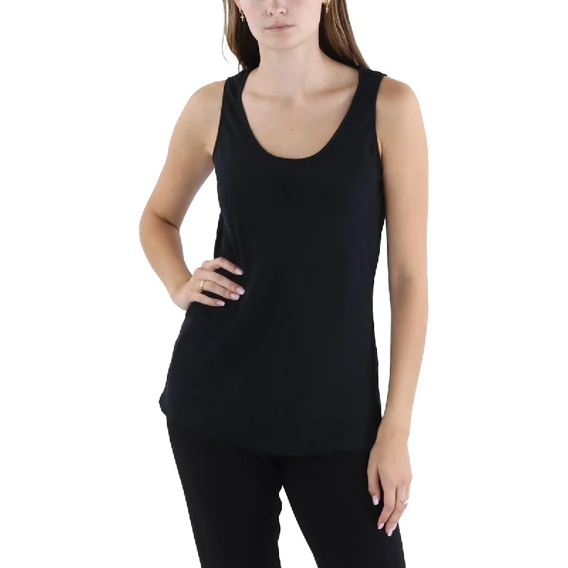 Tahari ASL Womens Georgette Scoop Neck Camisole Tank Top