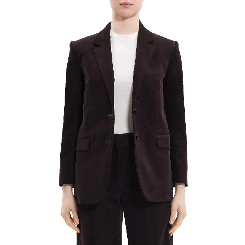 Theory Womens Tailor Slim Business Two-Button Blazer