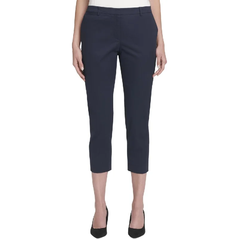 Tommy Hilfiger Womens Radcliffe High Rise Slim Leg Dress Pants