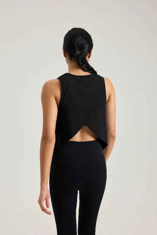 Curve Tank in Black Sesame