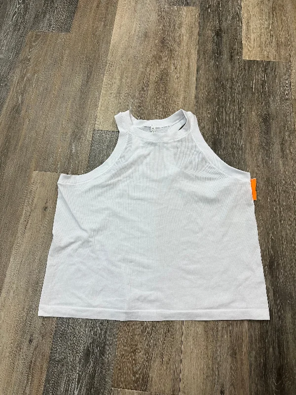 Athletic Tank Top By Athleta In White, Size: 2x