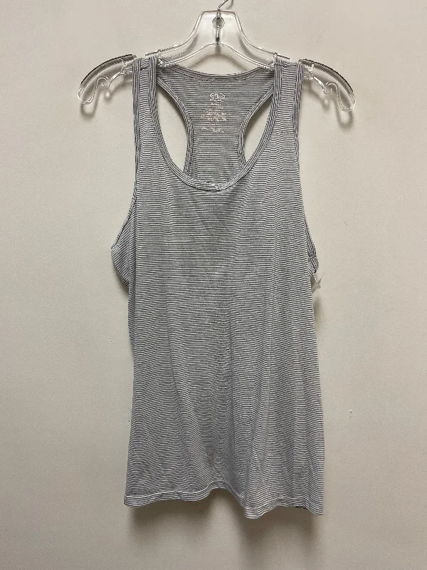 Athletic Tank Top By Athletic Works In Grey, Size: 2x