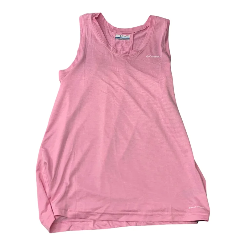 Athletic Tank Top By Columbia In Pink, Size: M