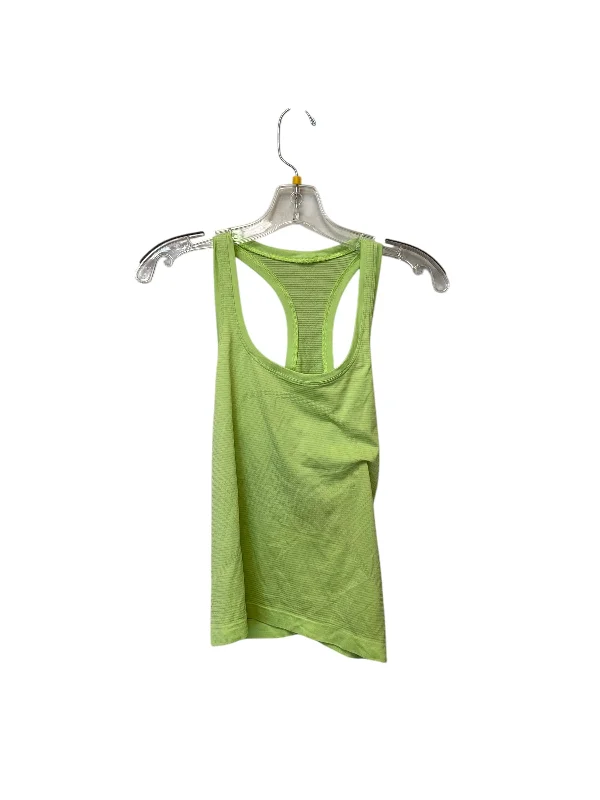 Athletic Tank Top By Lululemon In Green, Size: S