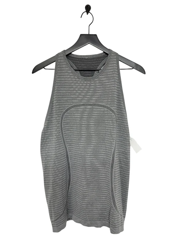 Athletic Tank Top By Lululemon In Grey, Size: 12