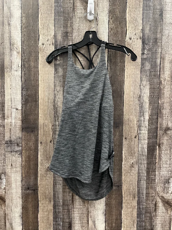 Athletic Tank Top By Lululemon In Grey, Size: 4