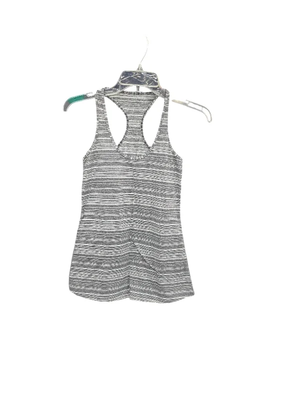 Athletic Tank Top By Lululemon In Grey, Size: 6