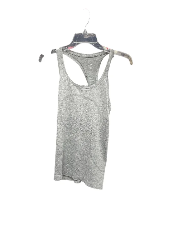 Athletic Tank Top By Lululemon In Grey, Size: 6