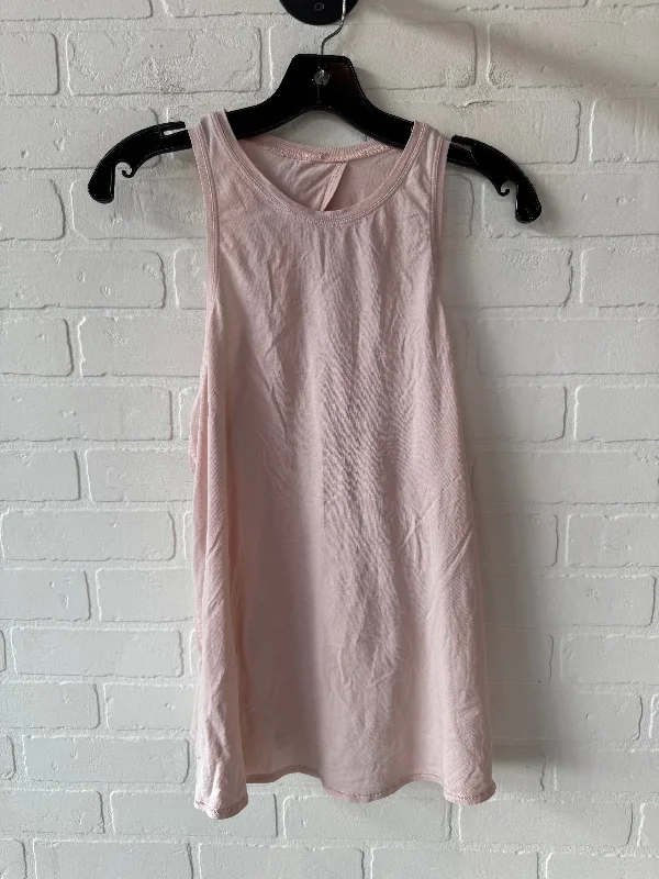 Athletic Tank Top By Lululemon In Pink, Size: S