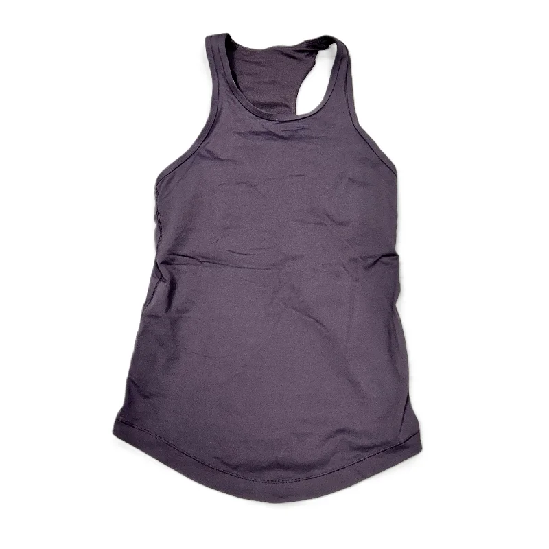 Athletic Tank Top By Lululemon In Purple, Size: S