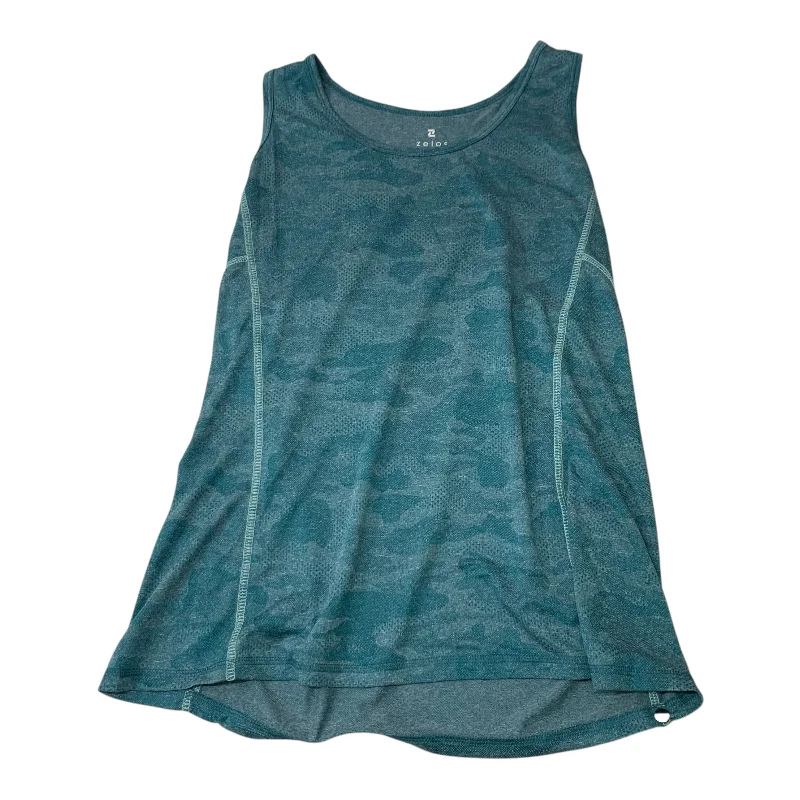 Athletic Tank Top By Zelos In Blue, Size: L