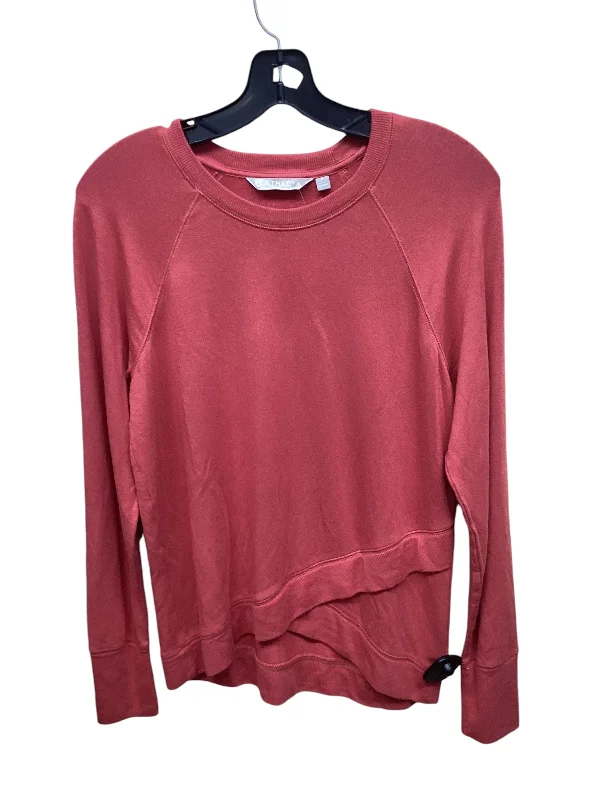 Athletic Top Long Sleeve Crewneck By Athleta In Pink, Size: S