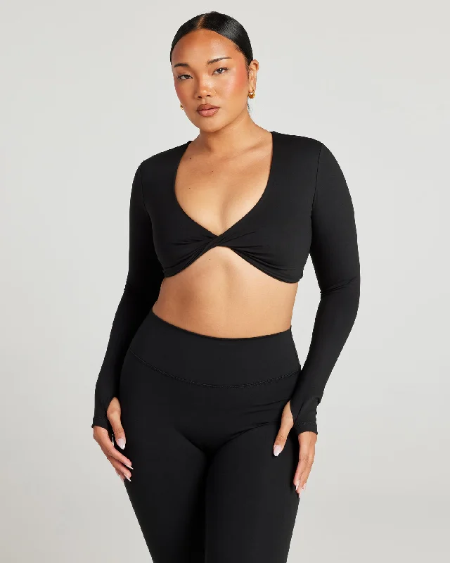 Aura Vantage Long Sleeve - Black