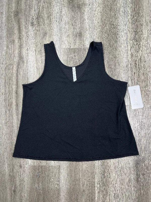 Black Athletic Tank Top Athleta, Size 2x