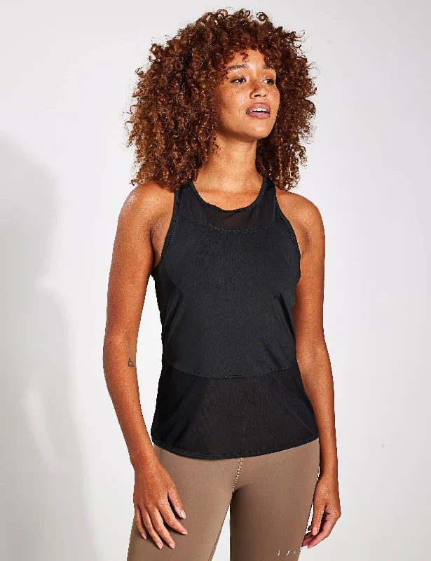 Kiava Mesh Tank - Black