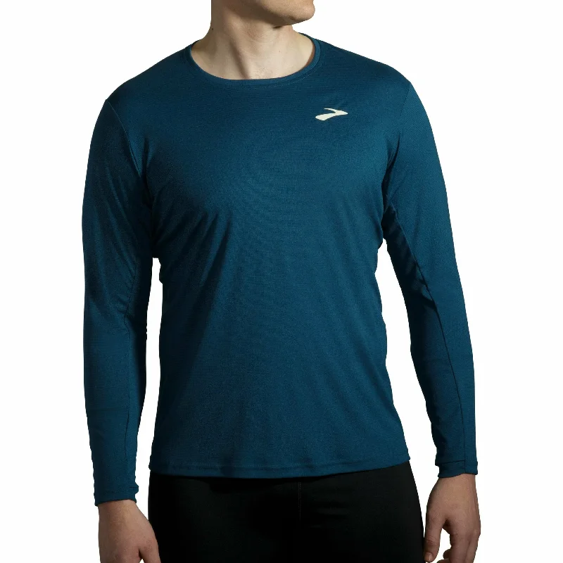 Brooks Atmosphere Long Sleeve Mens Running Top - Blue