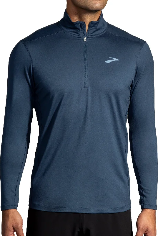 Brooks Dash 2.0 Half Zip Long Sleeve Mens Running Top - Blue