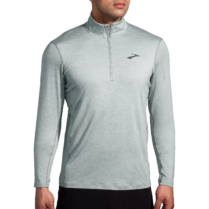 Brooks Dash 2.0 Half Zip Long Sleeve Mens Running Top - Grey