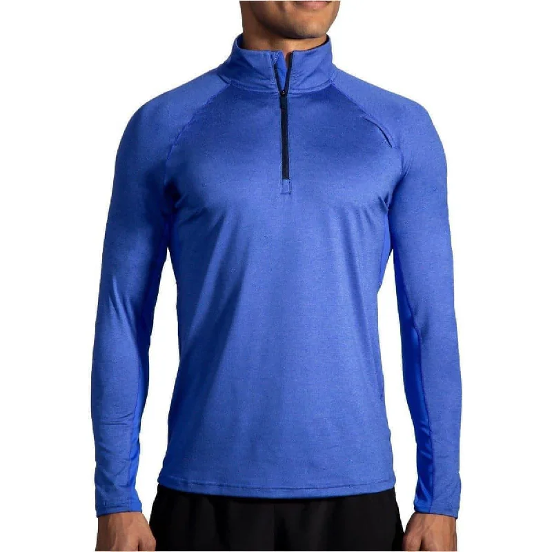 Brooks Dash Half Zip Long Sleeve Mens Running Top - Blue